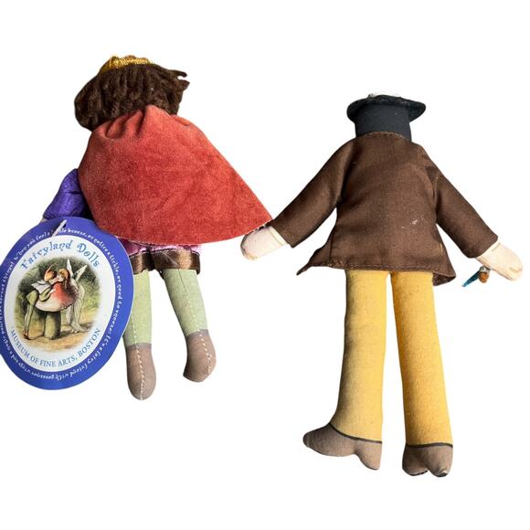 2 Museum Of Fine Art Boston/Philadelphia Plush Dolls Elf King & Cezanne Cloth - Picture 5 of 6